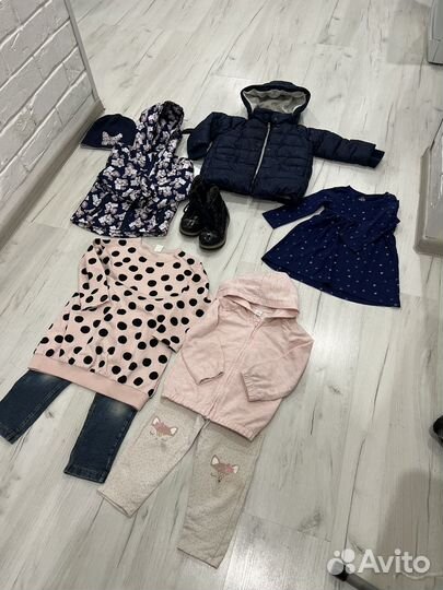 Пакет вещей 86-92 на девочку