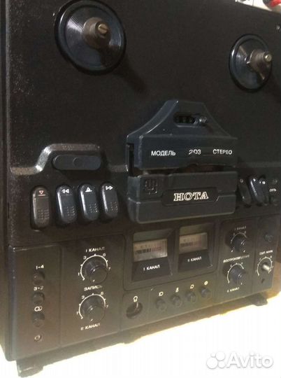 Нота 203 Катушечный магнитофон-приставка