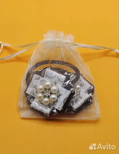 Резиночки для волос ручной работы