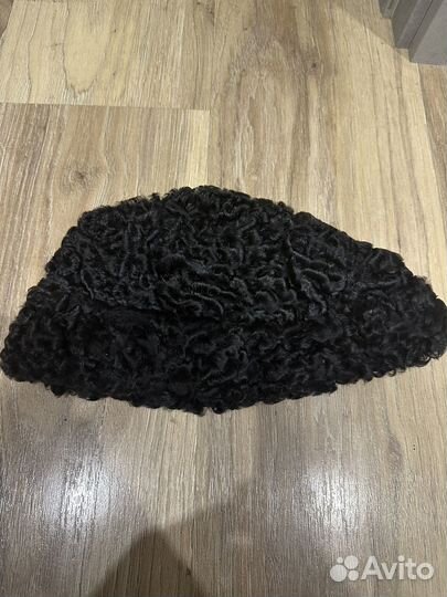 Пилотка шапка из каракуля