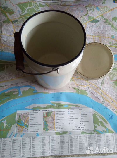 Бидон эмалированный СССР