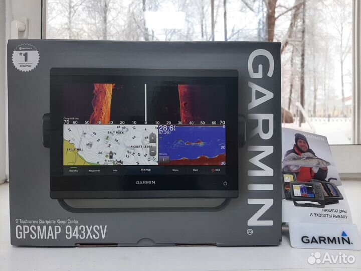 Эхолот garmin gpsmap 943xsv с gt56