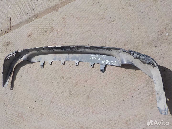 Накладка на бампер Toyota Camry 70 задняя