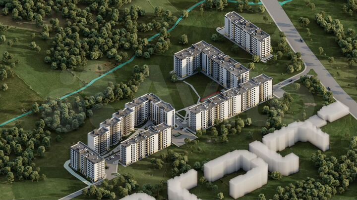 1-к. квартира, 39,4 м², 9/9 эт.