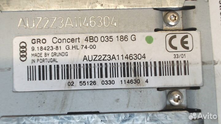 Магнитола Audi TT, 2001