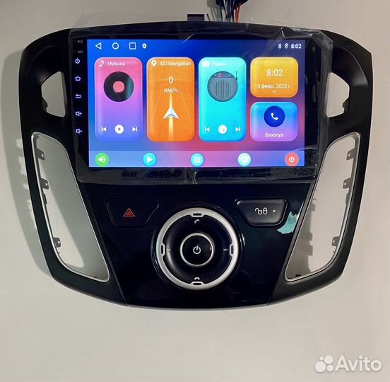 Магнитола 2 дин андроид 2/32GB для Ford focus 3