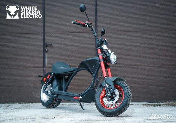 Электроскутер Citycoco WS Wild Wheel 3950W Black