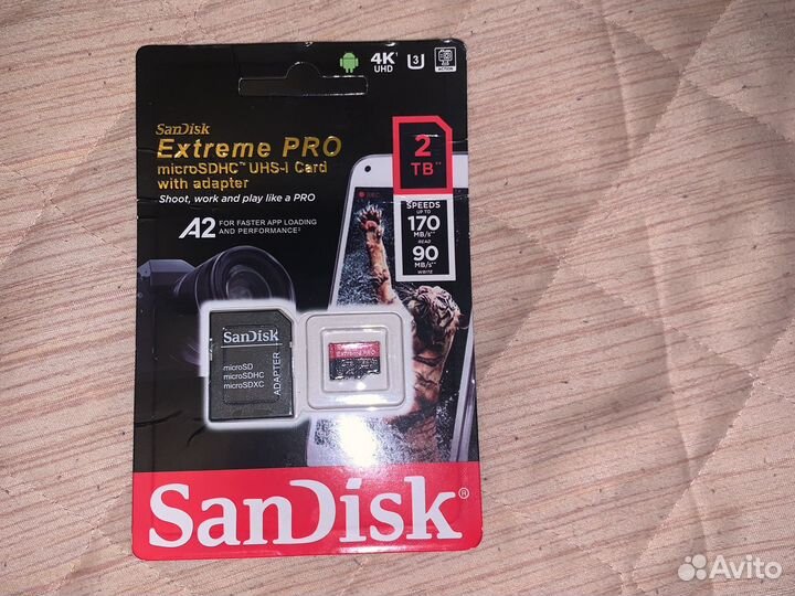Карта памяти MicroSD SanDisk 2TB