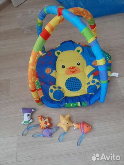 Развивающий коврик новый улыбка детства