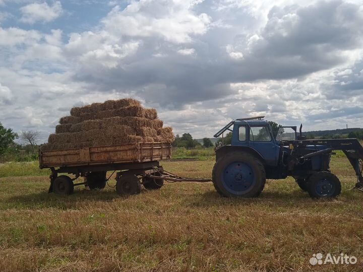 Солома в тюках