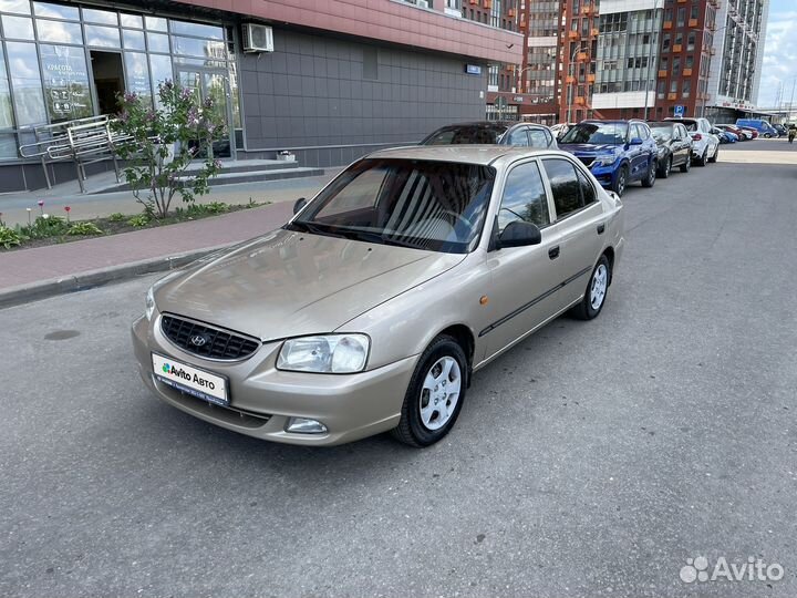 Hyundai Accent 1.5 МТ, 2004, 249 981 км
