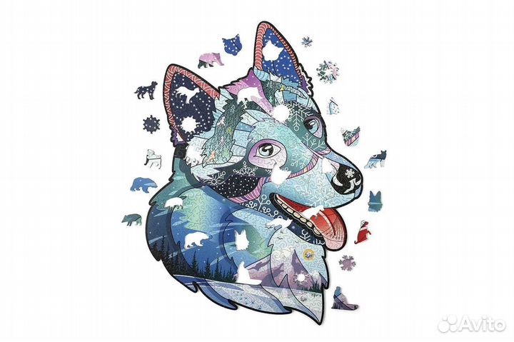 Деревянный пазл 