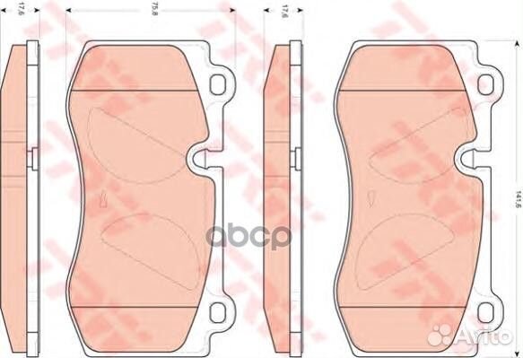 Колодки тормозные дисковые передн mercedes-benz