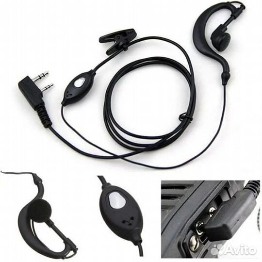 Гарнитура для рации Baofeng, Quansheng, Kenwood