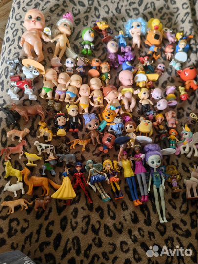 Игрушки пакетом для девочки