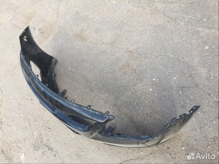 Бампер передний чёрный Hyundai Solaris 2015