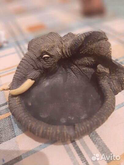 Раритет пепельница Слон индийский камень