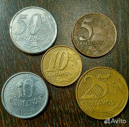 Набор монет Бразилии
