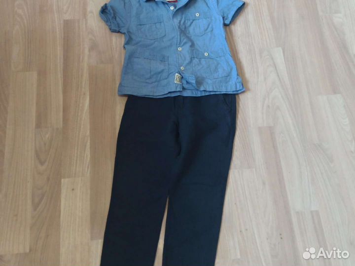 Костюм брюки рубашка 116