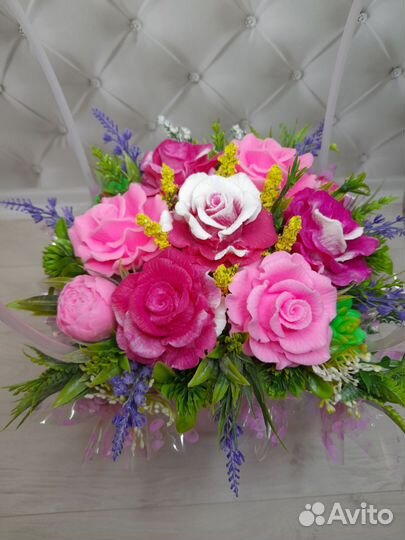 Цветы из мыла