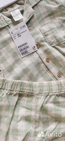 Новые летние костюмы h&m 68,74,80