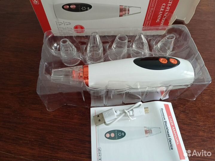 Вакуумный очиститель пор, для чистки лица от акне