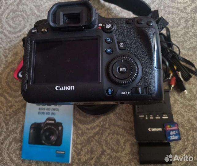 Canon 6d kit 24-105mm f/4L+вспышка в хорошем сост