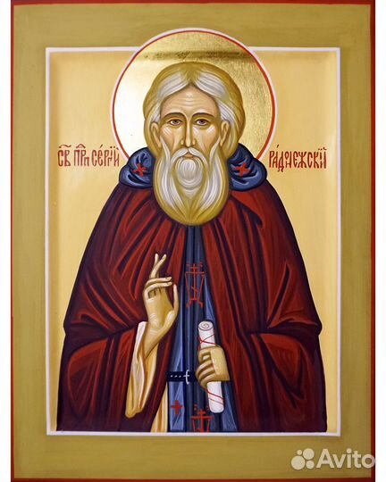 Рукописная икона 