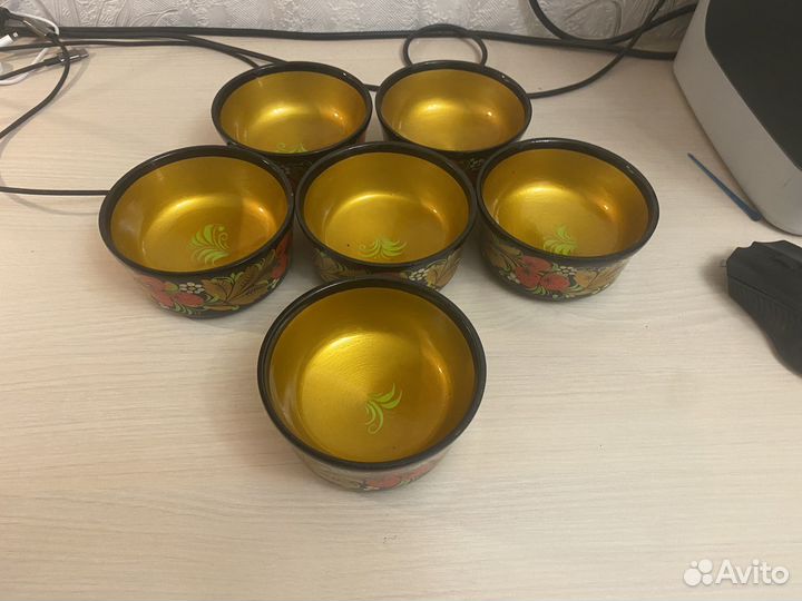 Посуда хохлома лот 13 предметов