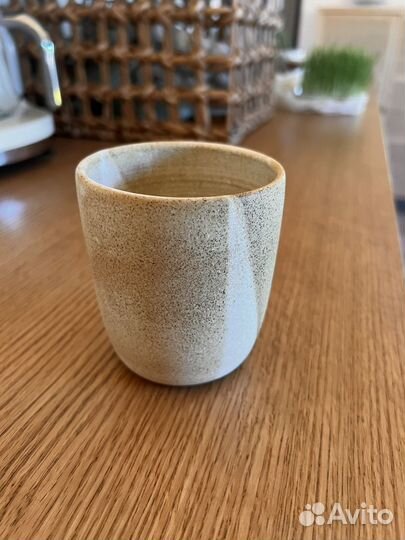 Стакан керамический ручной работы Полемика