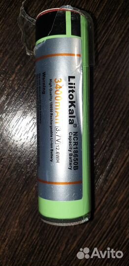 Аккумуляторы LiitoKala NCR 3400mAh 3.7 v