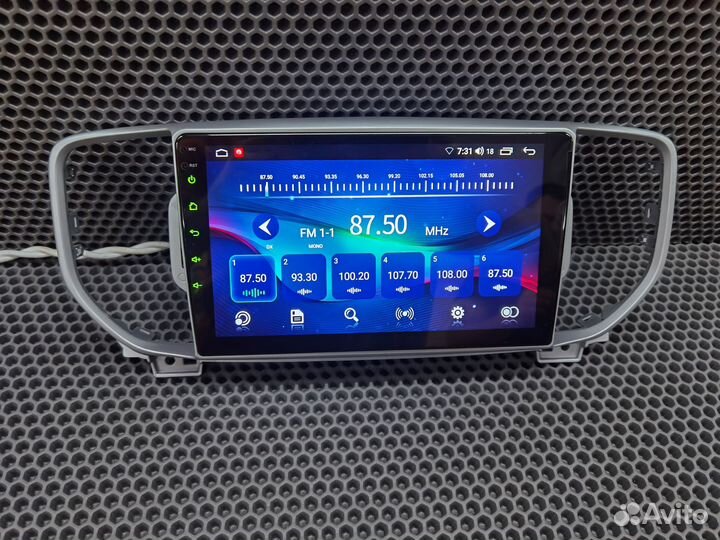 Магнитола Kia Sportage 4 Android IPS экран Новая