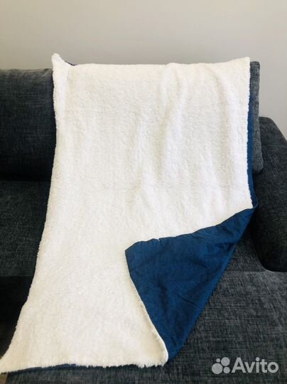 Плед двусторонний новый