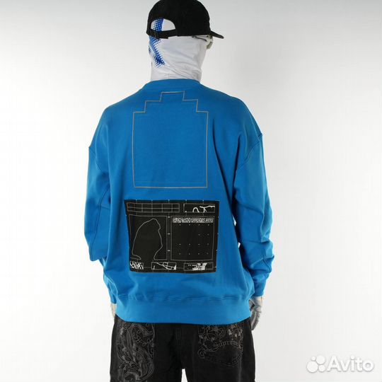 Свитшот cavempt синий