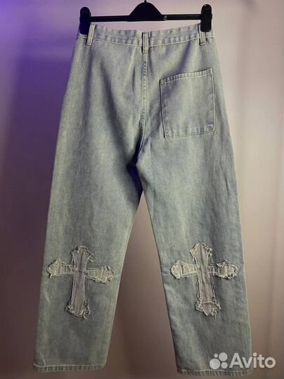 Джинсы Chrome Hearts с бирками