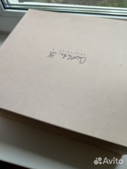 Cristhelen b роскошные балетки синие кожа лак 39