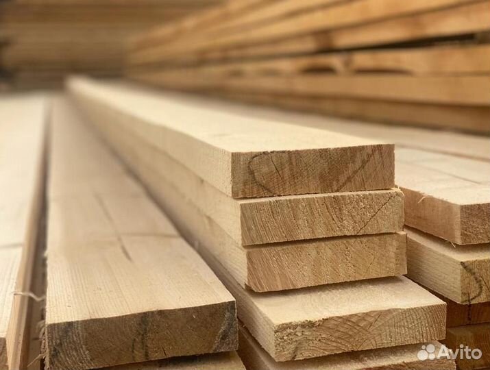 Доска обрезная 50х100х6000 от производителя 1 сорт
