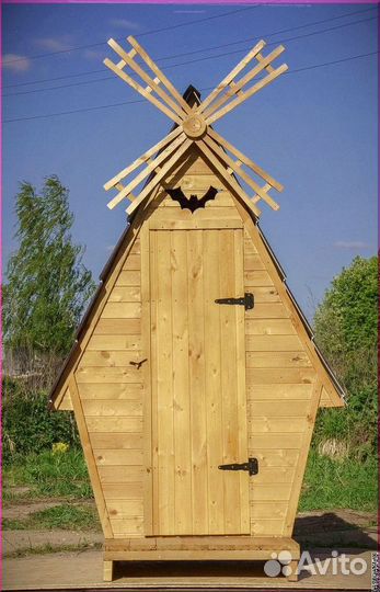 Дачный туалет с дельфином XFL