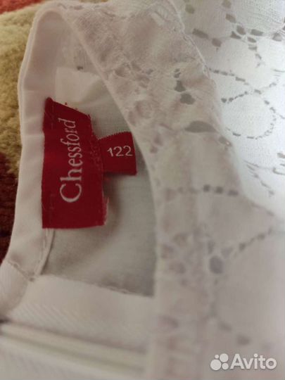 Рубашка школьная белая для девочки