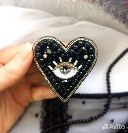 Брошь Сердце