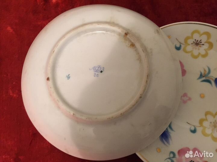 Блюдца дз Дулев лфз Вербилки редкие