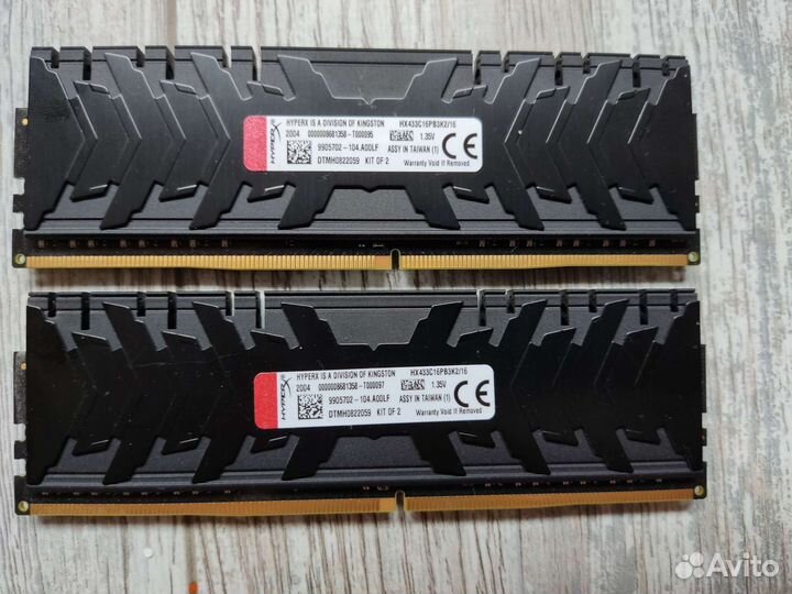 Kingston HyperX Predator Kit of 2, 16 гб