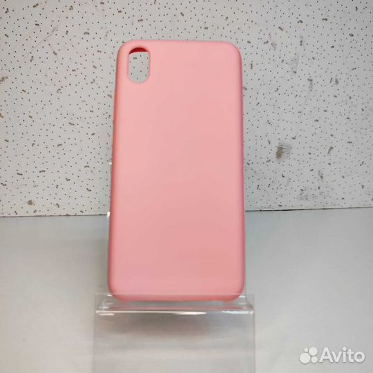 Чехол силиконовый xiaomi Redmi 7A розовый