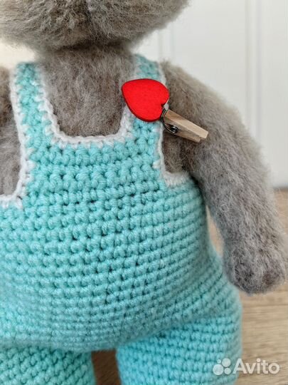 Мягкая игрушка котик пушистый