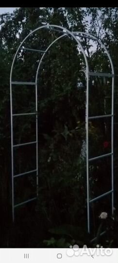 Арка под розы металлическая