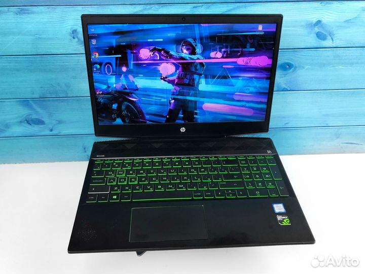Игровой ноутбук HP Geforce GTX + Full HD