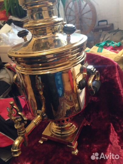 Самовар угольный старинный