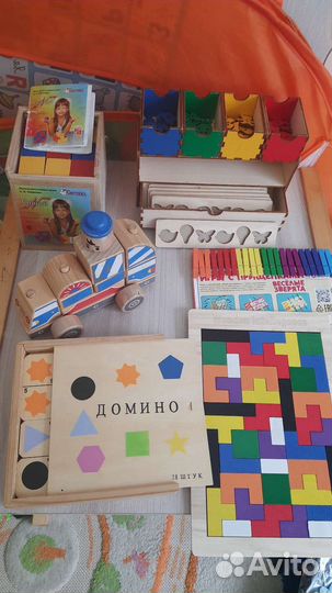 Деревянные развивающие игрушки