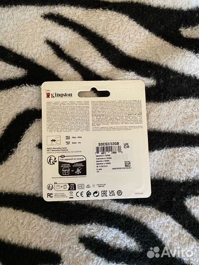 Карта памяти MicroSD sandisk 32 gb