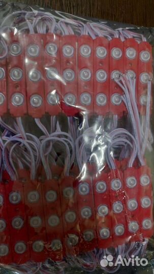 Светодиодные модули, тройные, красное свечение